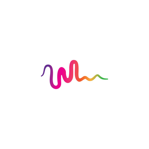 звукова хвиля ілюстрація логотип іконка векторний шаблон
. - Фото, зображення