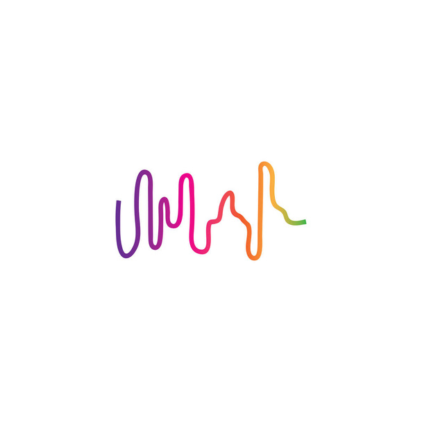векторный шаблон логотипа звуковой волны
. - Фото, изображение