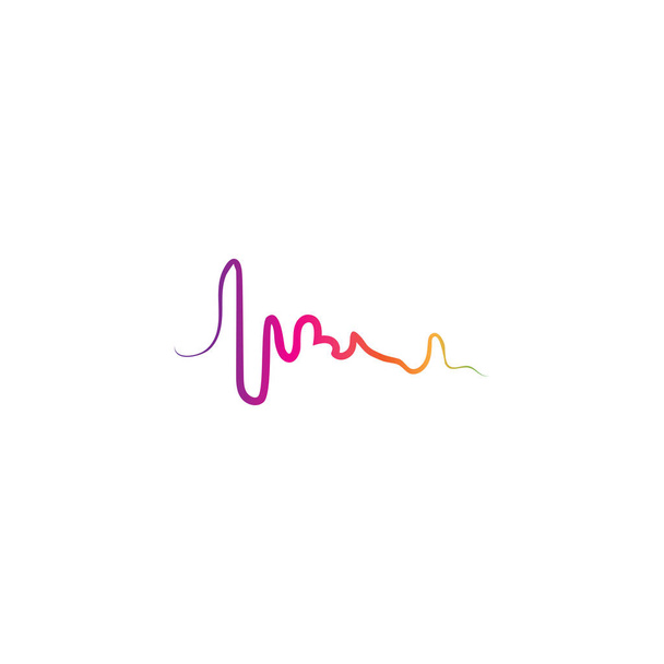 illustration d'onde sonore logo icône vectoriel modèle
. - Photo, image