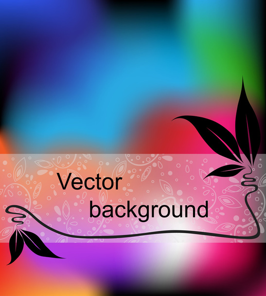 Багатокольоровий фон з пробілом для вашого тексту
 - Вектор, зображення