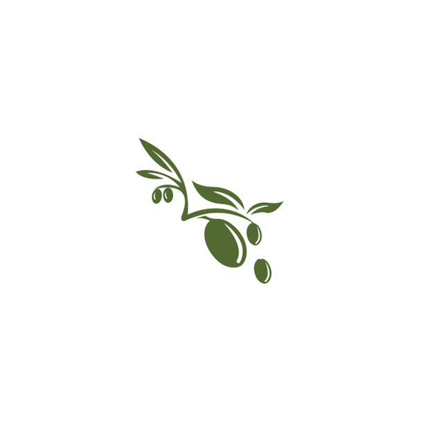 Návrh vektorové ikony šablony loga oliv - Fotografie, Obrázek