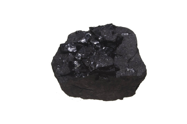 izolované uhlí na bílém pozadí - Fotografie, Obrázek