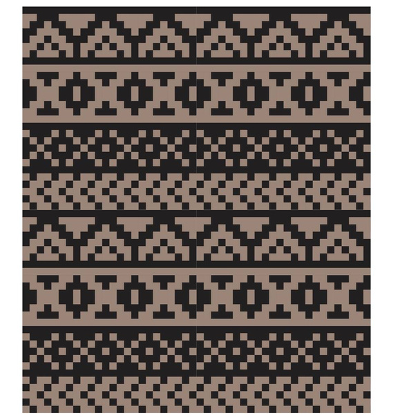 Modern Ethnic Fair Isle Seamless Pattern Background in Vector - Vector, Image