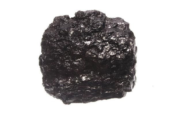 kömür beyaz arkaplanda izole edildi - Fotoğraf, Görsel