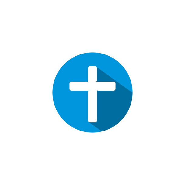 Церковний шаблон логотипу Векторні ілюстрації піктограм
  - Вектор, зображення