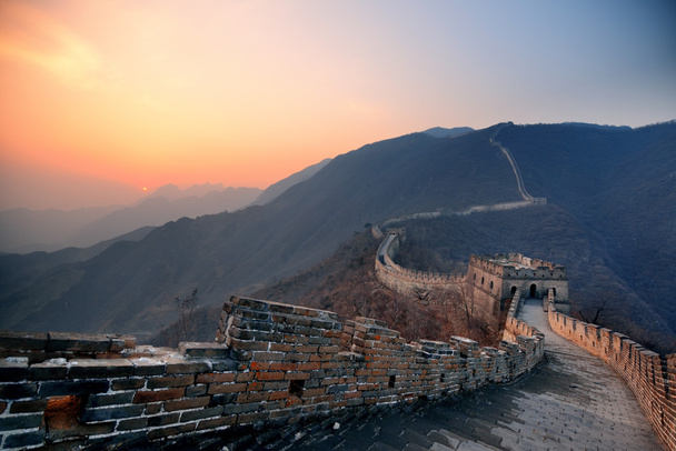 Велика Стіна захід сонця
 - Фото, зображення
