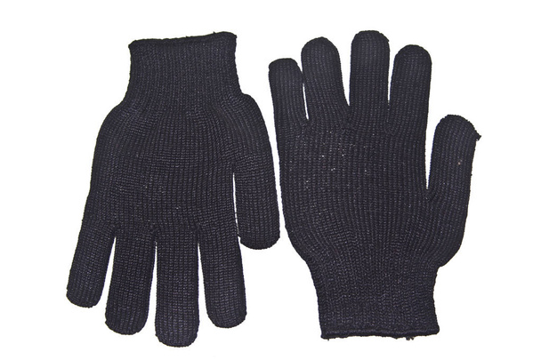 Handschuhe isoliert auf weißem Hintergrund - Foto, Bild