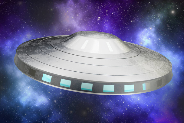UFO o astronave aliena nello spazio
 - Foto, immagini