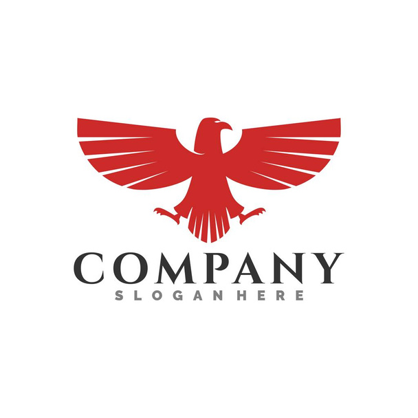 logotipo del águila para los negocios. icono y plantilla
 - Vector, imagen
