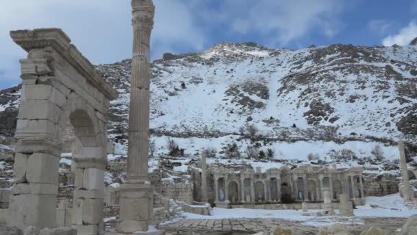 Sagalassos is one of the best-preserved ancient cities in Turkey. It is located in southwest of Turkey - Footage, Video
