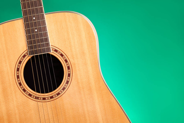 Acoustic guitar  background - Фото, зображення