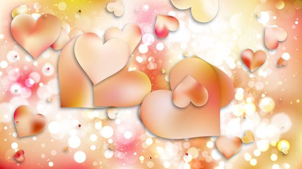 amor corazones fondo, ilustración de vector de marco completo, tarjeta de 14 de febrero, tarjeta de día de San Valentín
 - Vector, Imagen