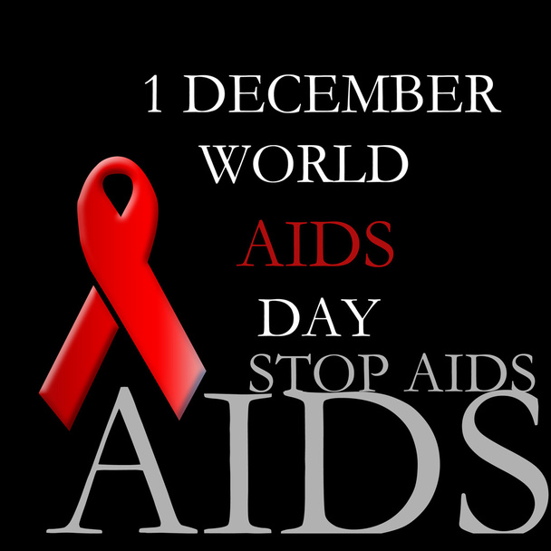 1. Dezember Welt-Aids-Tag - Foto, Bild