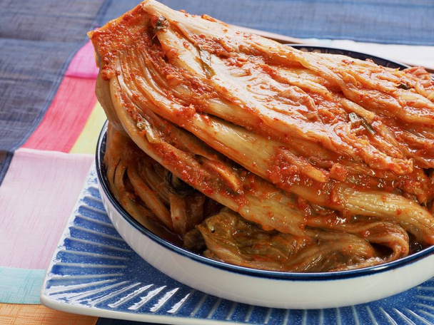 Cuisine coréenne kimchi frais, cuisine traditionnelle coréenne kimchi
 - Photo, image