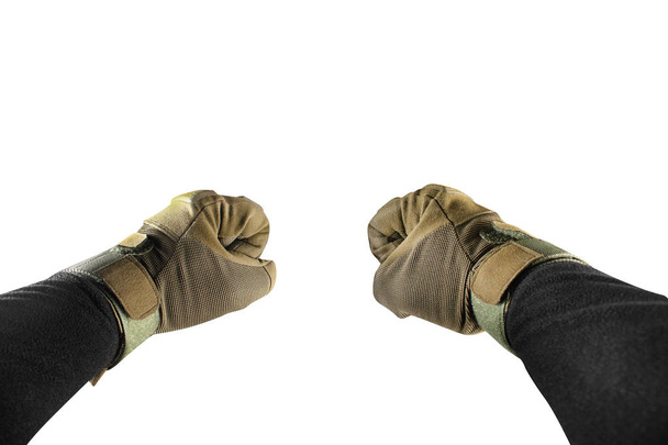First person view hand fists. - Photo, Image