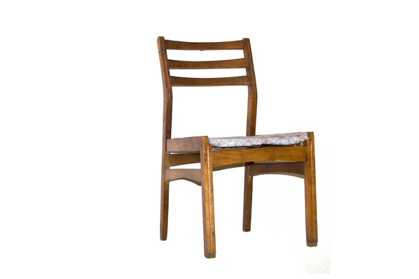 silla aislada sobre fondo blanco - Foto, imagen