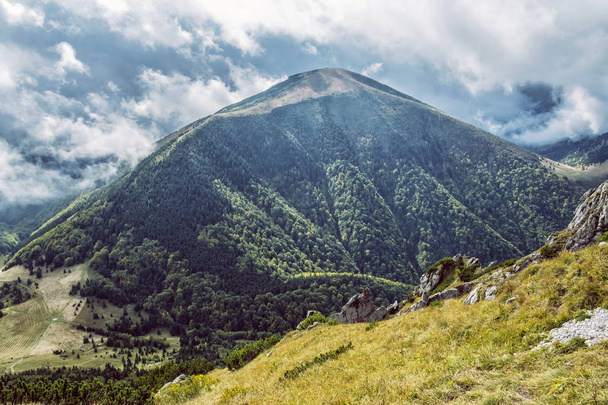 Stoh peak from Big Rozsutec, Little Fatra, Slovakia - Foto, imagen