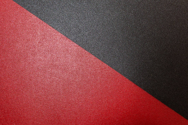 Texture paper gray and red pearl with sequins. Background image. Minimalism, flat lay, place for text. - Photo, image
