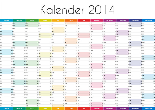 Kalender 2014 - DE - Фото, зображення
