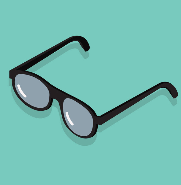 Trendy sun glasses vector isometric - Vektor, kép