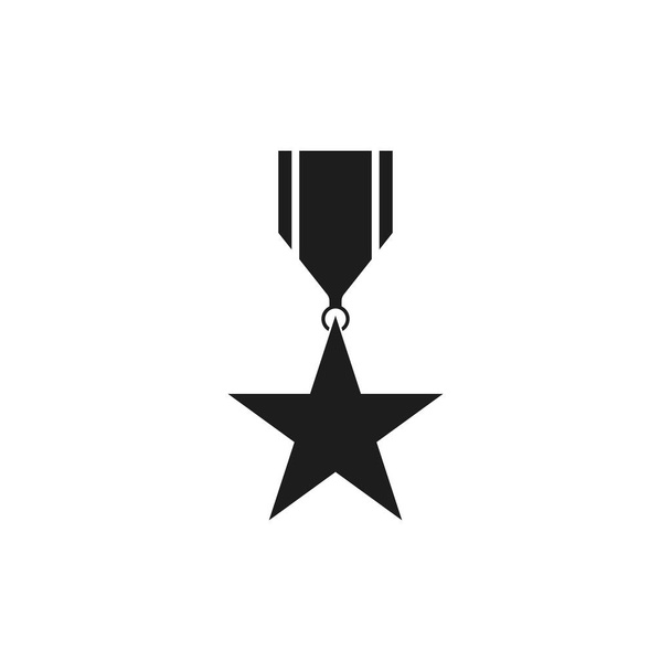 Conjunto de medalha ícone vetor para veteranos dia ilustração
  - Vetor, Imagem