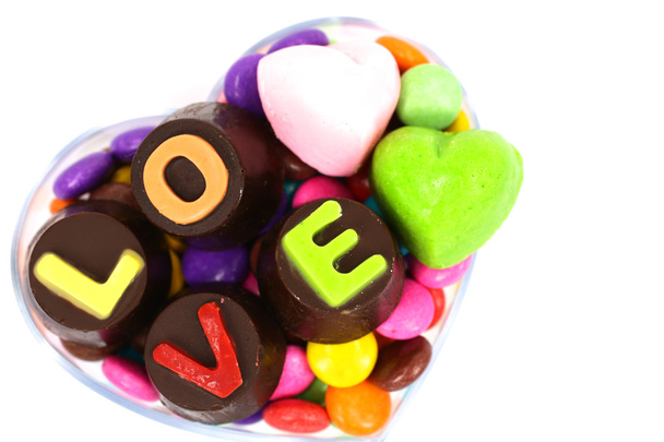 chocolate alphabet - Фото, изображение