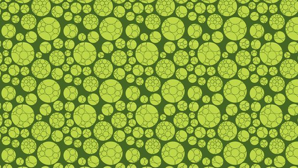 Vektor Hintergrund, Vollformat grüne Kreise Muster, - Vektor, Bild