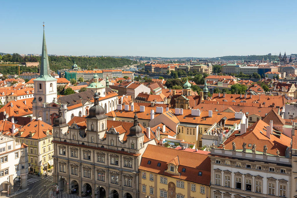 Vista aérea de la ciudad de Praga
 - Foto, Imagen