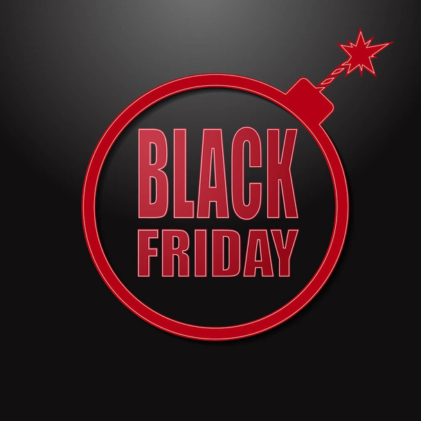 black friday discounts bomb. big sale - Photo, Image