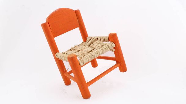 Miniature of a typical Mexican wooden chair - Фото, зображення