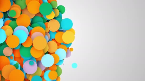 святкова анімація з барвистого особливого на світлому фоні
 - Кадри, відео