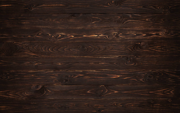 Fond en bois, texture de planches marron rustique, vieille toile de fond de mur en bois - Photo, image