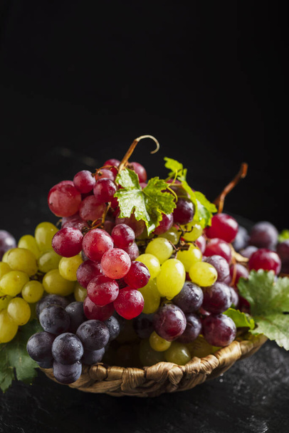 Mix of red and yellow grape  - Photo, image