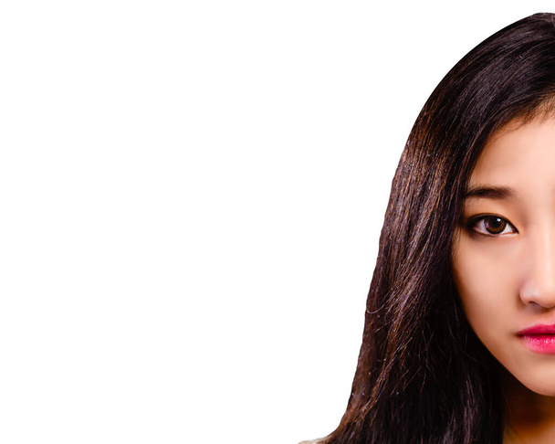 Азиатская модель с лицом к лицу
 - Фото, изображение