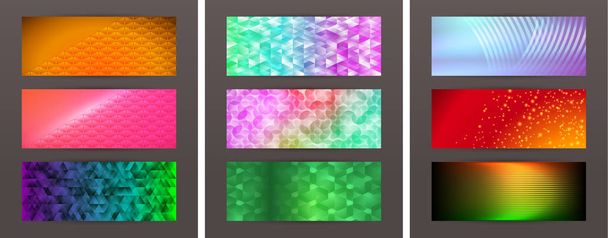 banner background design element glow light effect15 - Wektor, obraz
