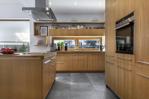 Modern interior design - open space kitchen  - Foto, Imagen