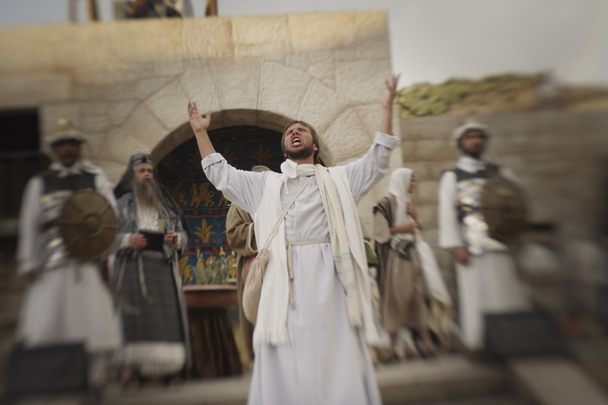 Jesus mostra sua raiva
 - Foto, Imagem