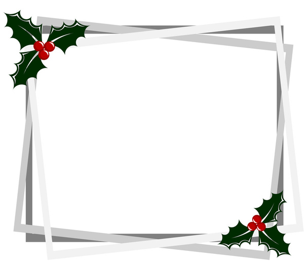 Christmas frame - Vector, afbeelding