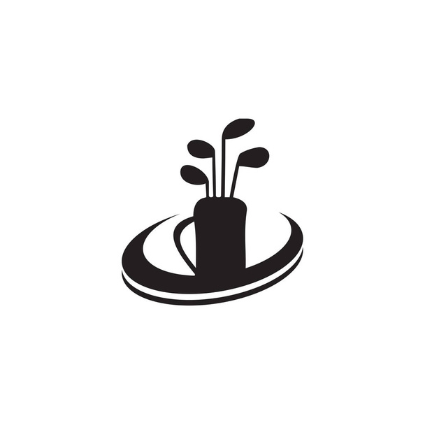 Golf logo icon design inspiration vorlage - Vektor, Bild