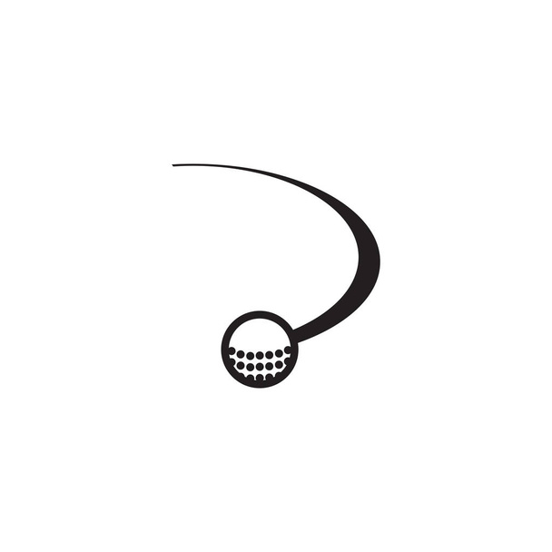 Golf logo pictogram ontwerp inspiratie template - Vector, afbeelding
