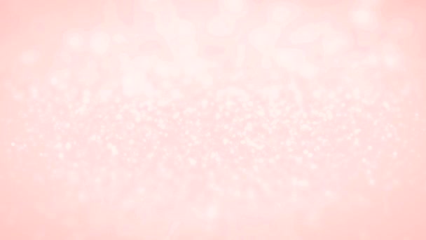 Pink Rose Gold Wedding Sparkling Glitter Background Loop - Footage, Video