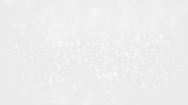 White Silver Wedding Sparkling Glitter Background Loop - Footage, Video