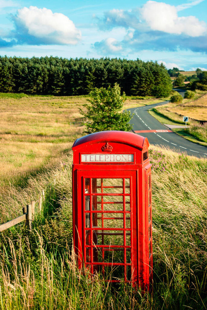 Vörös telefon doboz Norwood - Fotó, kép