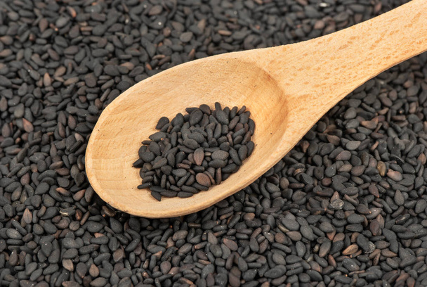 Siyah susam tohumları - Fotoğraf, Görsel