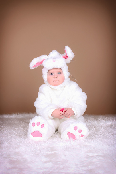 The kid in bunny costume - Photo, image