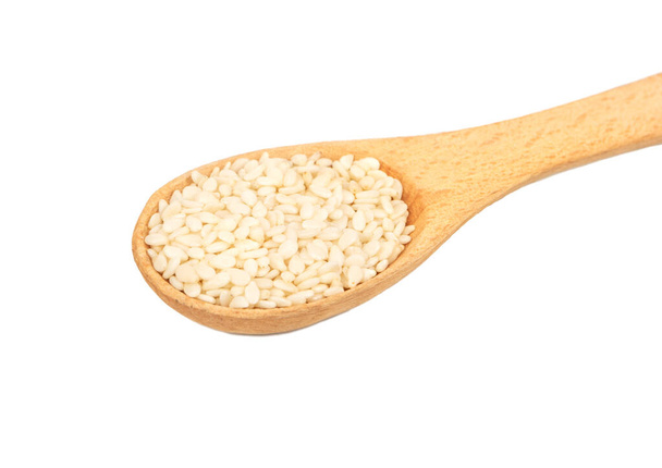 Sezamová semena v lžičce - Fotografie, Obrázek