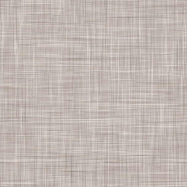 Natural linen seamless pattern texture beige brown - Vector, Image