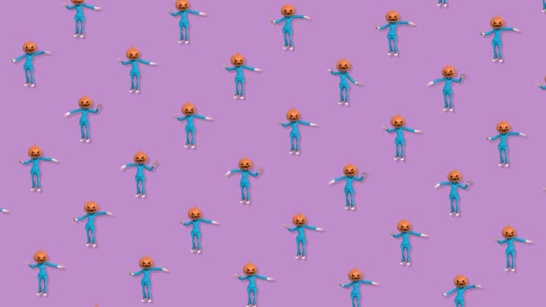 Streszczenie Minimalna animacja projektu ruchu tańczących figur. Kolor tła. Płynna animacja pętlowa. Nowoczesny, bezproblemowy design plakatu, okładki, marki, transparentu, plakatu. 4k - Materiał filmowy, wideo