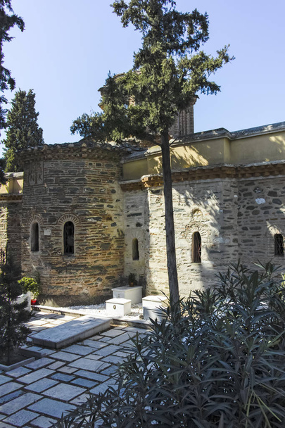 Middeleeuws klooster Vlatadon in Thessaloniki, Griekenland - Foto, afbeelding