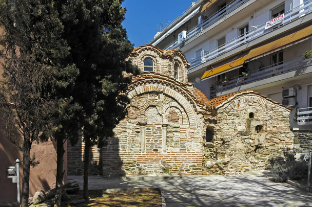 Bizánci fürdő Thesszaloniki városában, Görögországban - Fotó, kép